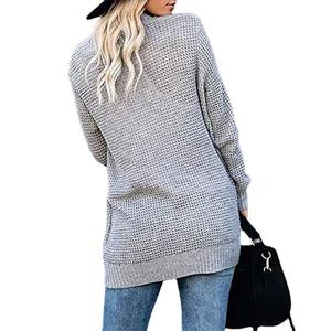 Cardigan <span class=keywords><strong>Grande</strong></span> <span class=keywords><strong>Taille</strong></span> <span class=keywords><strong>Femme</strong></span> Nouveau Modèle Décontracté en Tricot à Manches Longues – Vente en Gros - Product Image 4