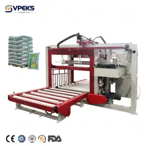 Equipamento paletizador automático de alta posição VPEKS para caixas de papelão e sacos com robô paletizador de alta velocidade