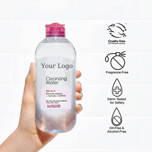 All In One struccante delicato liquido detergente professionale Odm Oem struccante impermeabile