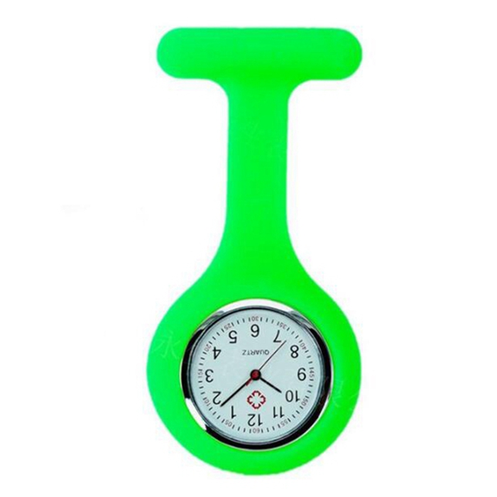 Голубой электронный силиконовый Карманный чехол с логотипом под заказ для медсестер, брошь, туника, часы, ремешок