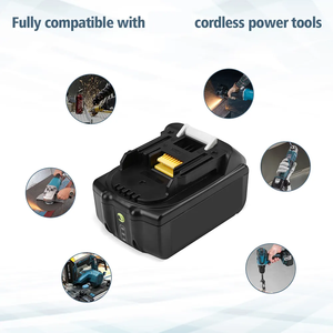 5.0ah 5000mAh lithium có thể sạc lại ion thay thế cho Makita 18 V 18 Volt bl1860b bl1850b bl1840b bl1830b bl1815b công cụ Pin - Product Image 5