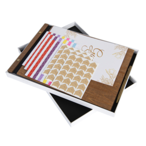 Libro degli Ospiti Commemorativo in Pelle PU e Lino <span class=keywords><strong>9</strong></span> X 7, 60 Pagine, Rilegatura a Spirale, Copertina Morbida, Diario Regalo di Nozze in Formati A4 B5 A6 - Product Image 3