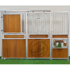 Porte coulissante pour écurie de <span class=keywords><strong>chevaux</strong></span> Weisien, équipement équestre, robuste, modulaire, en acier galvanisé, bambou, 5 ans et plus - Product Image 4