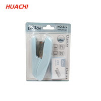 Agrafeuse en plastique standard HUACHI modèle 372 avec agrafes de tailles 24/6 et 26/6, capacité de 24/6-80 agrafes