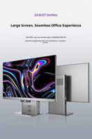OEM 24-27 inch All-in-One computer desktopmonitor geïntegreerde kantoor kiosk touchscreen display voor retail receptie