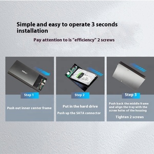 Bên ngoài HDD trường hợp 2.5/<span class=keywords><strong>3.5</strong></span>-inch SSD bên ngoài ổ cứng trường hợp USB3.1 để SATA HDD bao vây di động Trường hợp đĩa cứng - Product Image 5