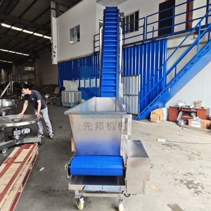 Điều kiện mới PVC sidewalls Feeder vành đai Z loại dốc góc nghiêng thang máy cấp thực phẩm thang máy cho nhà hàng chế biến thực phẩm - Product Image 2