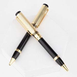 Bolígrafo de Metal de Lujo de Alta Calidad, Bolígrafo de Rodillo Negro y Dorado, Premium, para Regalo Corporativo o Minorista - Product Image 5