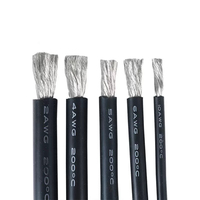 Cable Eléctrico de un Solo Conductor con Revestimiento de Silicona Antioxidante, Calibres 10, 12, 18, 22 y 26 AWG, Cable de Silicona Suave para Cableado Interno