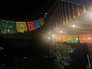 Dekorasi Festival Mayat Hidup Merasa Tarik Bendera Hari Kematian Hari Warna Tarik Bunga Perlengkapan Pesta Ulang Tahun Bertema Meksiko