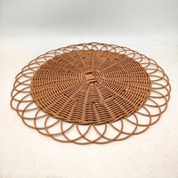 Sous-plats ronds en plastique PP, isolés thermiquement, résistants aux hautes températures, modernes et minimalistes, pour table à manger, 30-38 cm