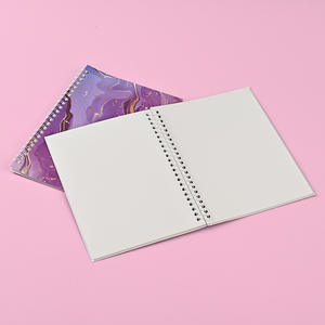 Petit livre de compte d'étudiant créatif simple et frais Double face Sky Design A5 couverture en papier pour cahier à spirale pour les marques en ligne - Product Image 3