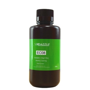 Alta fundición a la cera de curable uv resina joyería/Joyería de fundición directa Dazzle <span class=keywords><strong>Dazz</strong></span> 3D EC08 hecho en China Shenzhen - Product Image 1