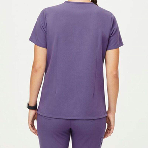 Yüksek elastik çabuk kuru Spandex dokuma Jersey Rayon kadın kısa kollu fırçalayın Set tıbbi cerrahi elbisesi iğne hastaneler - Product Image 3