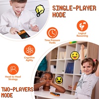 Jouet éducatif portable KK AI Password Fast Press pour enfants d'âge préscolaire de 3 ans, en anglais, en plastique écologique, jeu de fidgets EN71