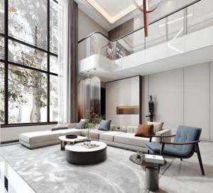 Villa <span class=keywords><strong>de</strong></span> luxe classique néo-classique à deux étages avec façade symétrique et grandes colonnes, service <span class=keywords><strong>de</strong></span> rénovation et <span class=keywords><strong>de</strong></span> conception - Product Image 6