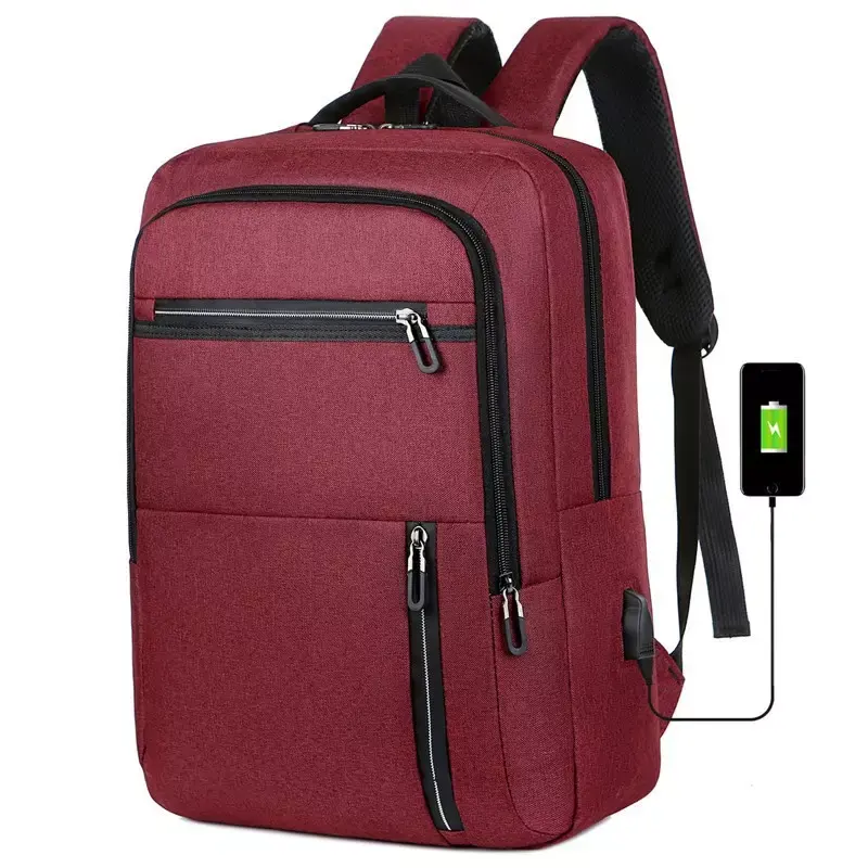Factory Large Capacity Business Charge Port Travel Bag Sport Waterproof Men Laptop Backpack