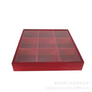 Boîte cadeau en bois 30 cm, épaisseur 8 mm, pour cadeaux d'anniversaire, emballage général - Product Image 2