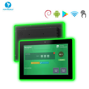 แท็บเล็ต <span class=keywords><strong>Sunworld</strong></span> ขนาด 10.1 นิ้ว แบบติดผนัง ระบบแอนดรอยด์ พร้อมไฟ LED บาร์ รองรับ NFC ชิปประมวลผล RK3566 หน้าจอสัมผัส ความจุ 2+32GB รองรับ WiFi และ RJ45 สำหรับปั๊มน้ำมัน - Product Image 1