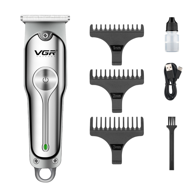 VGR V-071 USB Charging Hair Cutting Machine Professional Electric Beard Trimmer Cordless Hair Trimmer for Men