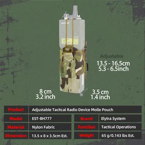 Tactique Mode Outdoor Hunting Schnellverschluss-Radio tasche Modische Polyester tasche für die Kommunikation mit taktischer Ausrüstung im Freien QT - Product Image 5