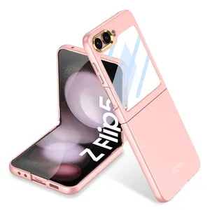 Hot Selling Phone Case For Samsung Galaxy Z Flip 5 With Ultra-thin Full-protection With Gold Lens Phone Cover Designed By GKK