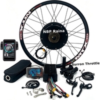 Kits de conversion de moteur de moyeu pour vélo électrique 52V/60V/72V 2000W MTX 26"/27.5"/29" avec contrôleur à onde sinusoïdale 45A SW900 UKC1+ MT60