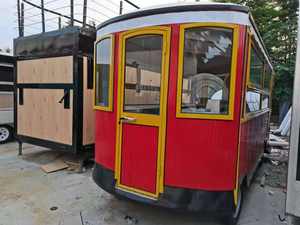 OEM Mobile Food Vending <b>Cart</b> Street Food Trucks Hot Dog Burger Trailer with Full <b>Kitchen</b> Fryer Chicken Griddle - Product Image 4