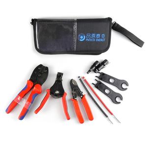 Kits d'outils de sertissage solaire PNTECH avec contact en cuivre et dénudeur de fils C4K-D pour système de câbles solaires multi-usages - Product Image 1
