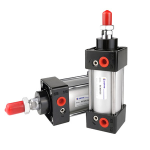ZONYE Pneumatic Cylinder SC40X25 Dual Action Metal Piston Type With Rubber Buffer - Product Image 1