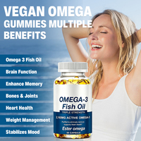 Capsules de Gel Doux d'Huile de Poisson Oméga-3 Halal de Fabrication OEM, Suppléments Végétaliens Oméga 3 EPA DHA, Vitamines Naturelles OEM, Huile de Poisson Oméga 3