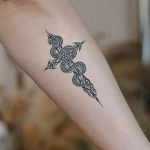 <span class=keywords><strong>Tatuaje</strong></span> temporal de <span class=keywords><strong>serpiente</strong></span> y Cruz, diseño de animales, <span class=keywords><strong>tatuaje</strong></span> semipermanente a prueba de agua, dura 2 semanas, <span class=keywords><strong>tatuaje</strong></span> de hierbas para <span class=keywords><strong>brazo</strong></span> - Product Image 3