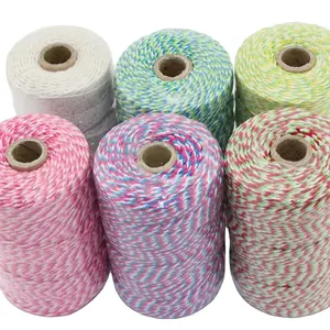DIY Hand-woven Tapestry Decorative Rope Tag Rope Colorful Cotton Rope