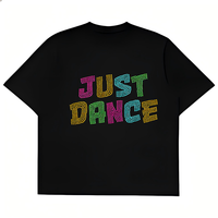 Transfert de strass personnalisé Bling Bling, motif Just Dance, pour T-shirts