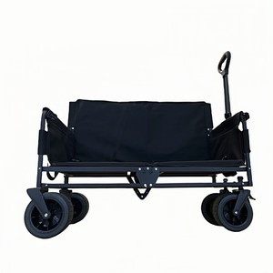 Chariot pliable portable pour le camping en plein air, multifonctionnel, peut accueillir deux personnes - Product Image 4