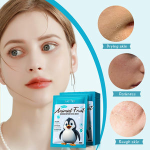 <span class=keywords><strong>Masque</strong></span> facial hydratant à l'aloe vera Sadoer Penguin, en forme de feuille, glycérine, acides aminés et vitamine E, nourrit et répare le <span class=keywords><strong>masque</strong></span> facial - Product Image 6