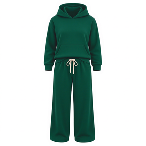 Ensemble de survêtement unisexe personnalisé : sweat à capuche et pantalon de jogging assorti – Vente en gros - Product Image 1