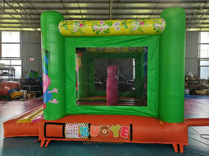 Commerciale di alta qualità PVC piccolo <span class=keywords><strong>Peppa</strong></span> il maiale castello gonfiabile personaggio dei cartoni animati casa di rimbalzo gonfiabile castello di salto per i bambini - Product Image 4