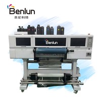 Promo Panas Printer Inkjet Roll DTF Digital Benlun XP600 I3200 I1600 600MM UV Hybrid 1440DPI Otomatis untuk Label Warna Kulit/Flex