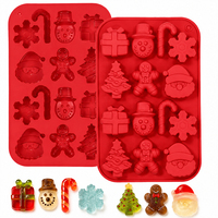 Moule à gâteau en silicone SILIKOLOVE Factory pour arbre de Noël, formes variées, LFGB Platinum, sans BPA, antiadhésif, pour bonbons DIY