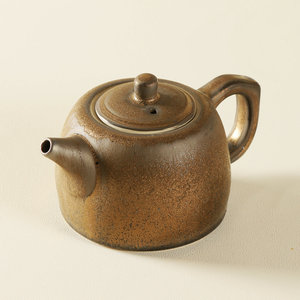 Théière chinoise en grès de Jingdezhen, dessinée à la main, pour le thé <span class=keywords><strong>Kung</strong></span> <span class=keywords><strong>Fu</strong></span>, en argile de roche ancienne, ustensile de préparation vintage en argile - Product Image 3