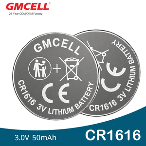 แบตเตอรี่แบบเหรียญ CR1616 บางเฉียบสำหรับรีโมทคอนโทรล อุปกรณ์ IoT และของเล่น ขายส่ง - Product Image 1