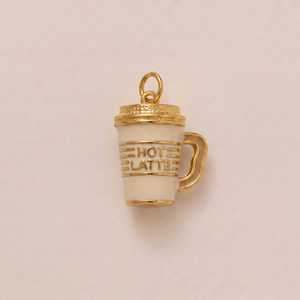 Nouveaux Breloques Personnalisables DIY en Acier Inoxydable 2026, Tasses à Café 3D, Bijoux de Mode en Or PVD 18K pour Collier, Cadeau - Product Image 5