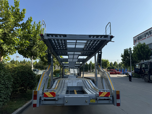 Semirremolque Portacoches <span class=keywords><strong>de</strong></span> 2 y 3 Ejes, Nuevo y Usado <span class=keywords><strong>de</strong></span> Fábrica, <span class=keywords><strong>para</strong></span> Transporte <span class=keywords><strong>de</strong></span> 8 Autos, con Rampa Hidráulica - Product Image 2