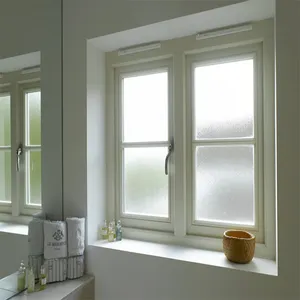 Вертикальное звукоизолированное алюминиевое окно с двойным и тройным остеклением в американском стиле из НПВХ