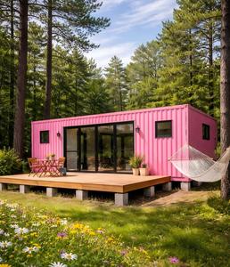 Maison préfabriquée de luxe en conteneur maritime, bureau de jardin moderne préfabriqué, studio insonorisé pour jardin, hôtel, mini-villa avec salle de bain - Product Image 5