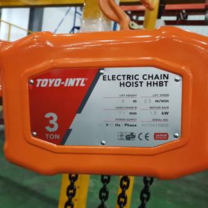 TOYO-INTL <span class=keywords><strong>Hoist</strong></span> Rantai Listrik HHBT Kustom <span class=keywords><strong>1</strong></span> Ton 2 Ton 3 Ton 5 Ton Dengan Hook/Troli Bermotor Derek Gantung - Product Image 5