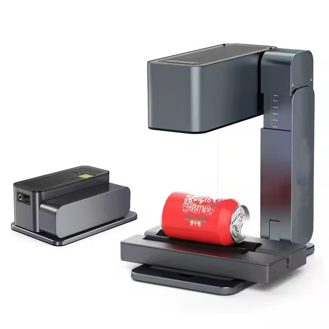 Portable 5w CNC Laser Engraving Mini Marking Machines Leaf Wood Perfume Bottle Metal Leather Handheld Laser Printer