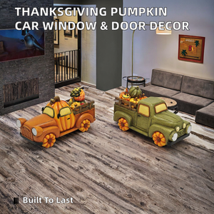 फसल उत्सव अवकाश सजावटी राल कद्दू कार गहने - Product Image 5