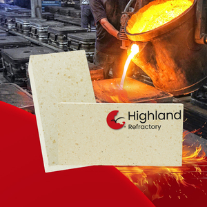 उच्च गुणवत्ता वाले उच्च एल्युमिना फायर ईंट फैक्ट्री उत्पादन में उपयोग की जाने वाली अच्छी स्थिरता के लिए उच्च गुणवत्ता वाले उच्च - Product Image 1